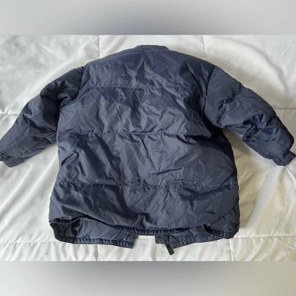 Gap Fleece lined Navy  Blue Puffer Winter Coat